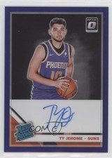 2019 Donruss Optic Rated Rookie Purple Prizm Signatures Ty Jerome #167 Auto 0s5s
