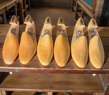 Lot of 3 pairs of Vintage Authentic GUCCI Men's Wooden Shoe Trees Size 41