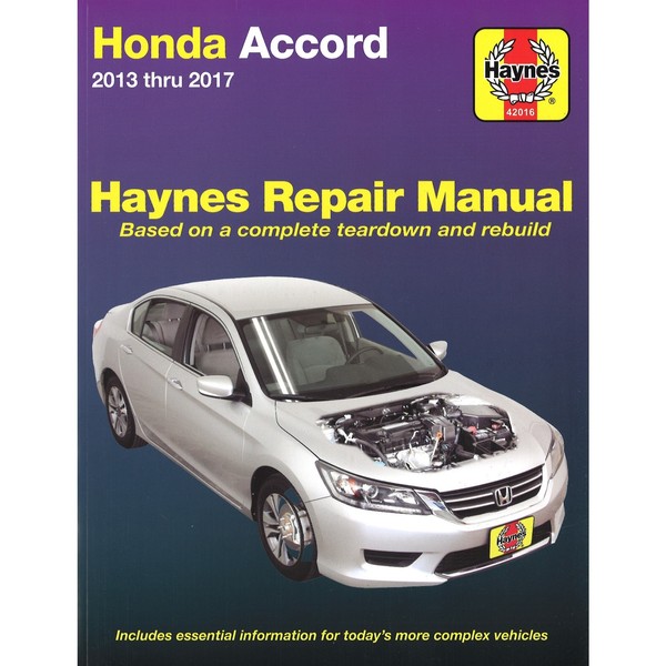 Honda Accord (2013-2017) Repair Manual Haynes-image