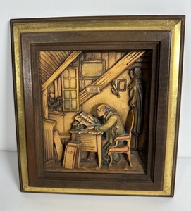 CARL SPITZWEG ANRI 木彫り レリーフ シュピッツヴェーグ Carl 