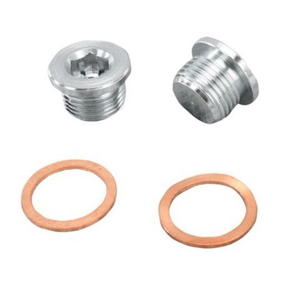 #ad #ad Vance amp; Hines 2 pc Testing Sensor Port Plug Kit with Crush Washer 18mm x 1.5 $19.99