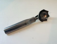 Vintage Ice Cream Gelato Scooper Push Button Stainless Steel Dessert