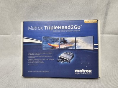 Matrox TripleHead2Go DP Edition AV Adapter 1:3 DisplayPort Female T2G-DP-MIF