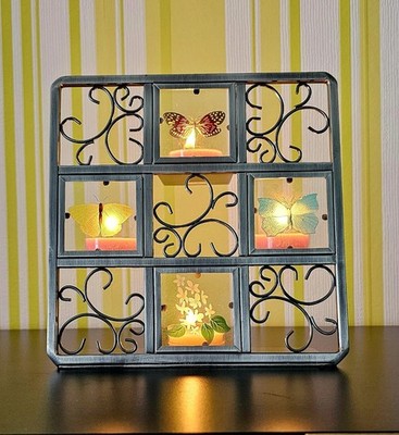 Partylite Teelichthalter ''Frühlingsfenster'' P7729 OVP