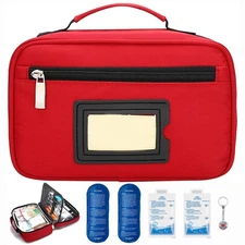 Portable Insulin Cooler Bag Travel Case Waterproof Medical Diabetic Organizer...
