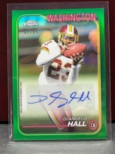 DeAngelo Hall - 2023 Topps Composite Chrome Green Refractor Auto Autograph #/99