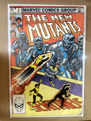 The New Mutants # 2 : Marvel Comics April 1983 : Chris Claremont /  Bob McLeod