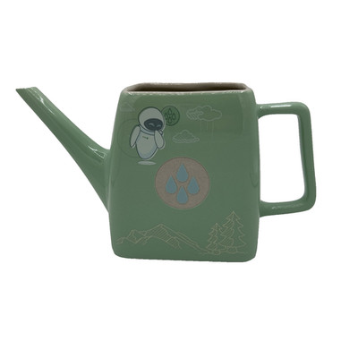 NEW 2023 DISNEY PARKS PIXAR WALL-E & EVE CERAMIC WATERING CAN DECOR VASE