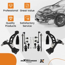 14pc Suspension Front Lower Control Arms Sway Bar Tie Rod For ES300 Camry 92-96