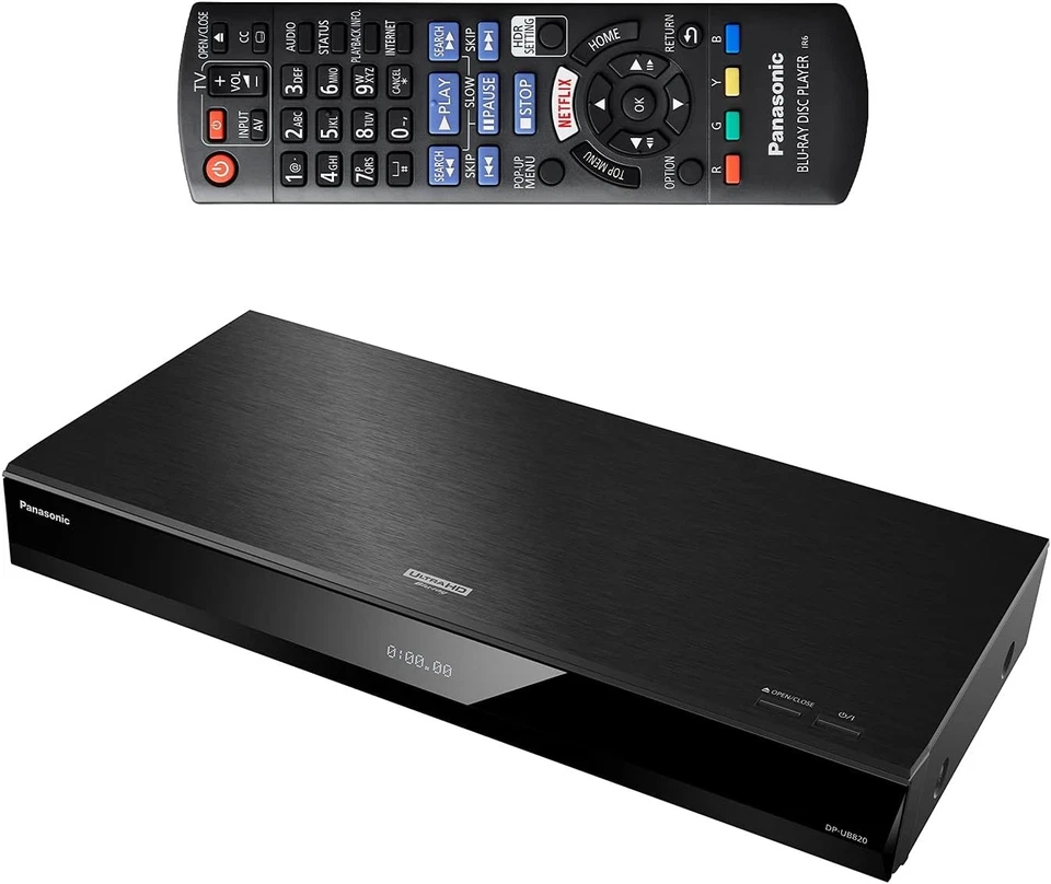 Panasonic DP-UB820 Streaming 4K Blu Ray Player (Black)