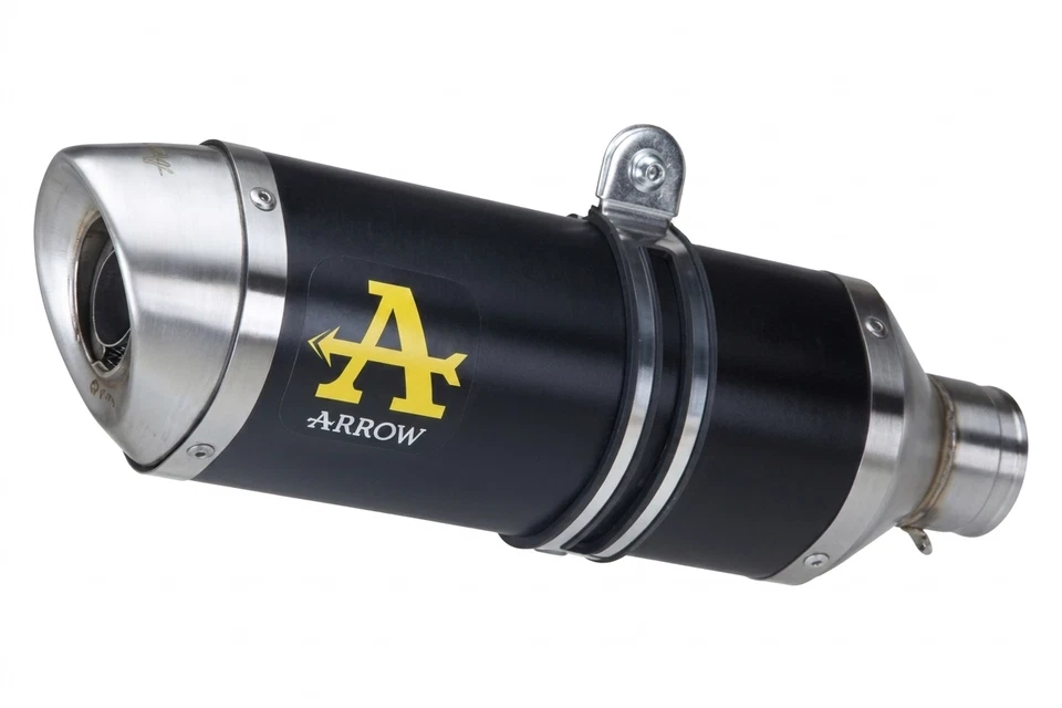 Arrow Street Thunder Silencieux en Aluminium pour Yamaha XJ6, XJ6 2009 - 2015 - Dark (71761AON)