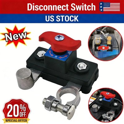 12V/24V Car Battery Disconnect Switch Automatic Manual Circuit Breaker Protector