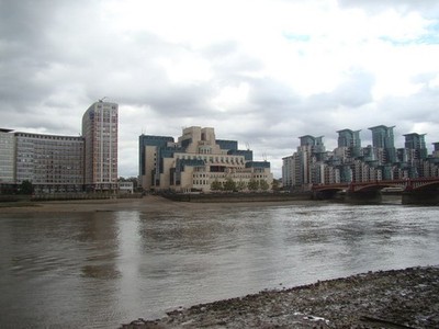 Photo A3 The SIS (MI6) building Westminster Looking south-southeast from c2010