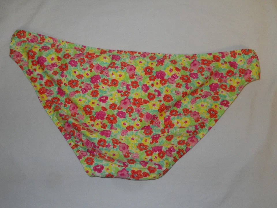 Nuevo traje de baño Gianni Bini para mujer Sherbet Ditzy lado anular L parte inferior de bikini nuevo con etiquetas Foto 4 de 4