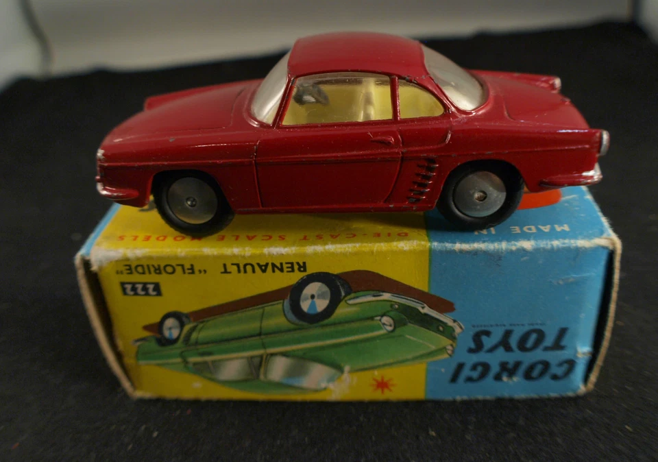 Corgi GB 222 Renault Floride Raramente Giocato In Scatola 1964 RARO - Immagine 2 di 4