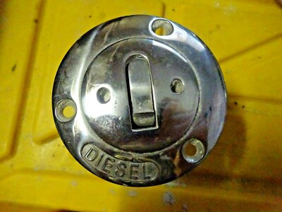  Deck Fill DIESEL Imprint CAST 316 Stainless Steel KNOB TO OPEN NO KEY 1 1/2''OD