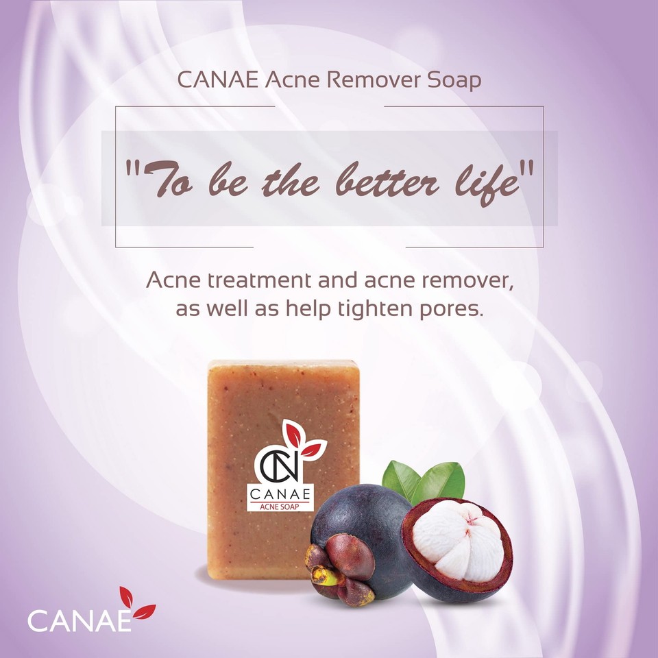 Mangosteen Facials Acne Treatment Natural Soap Bar for Face Wash