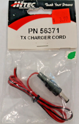 HITEC PN #56371 ~NIP~ TX Charger Cord