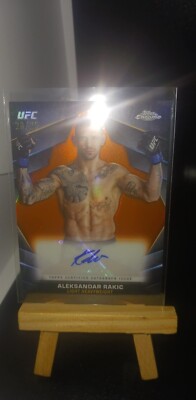 ALEKSANDER RAKIC 2024 Topps Chrome ORANGE Auto 20/25 Refractor #CVA-ARA