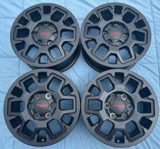 (4) 17" TOYOTA TACOMA TRD 2025 MATTE BLACK  OEM WHEELS 17x7.5 RIMS 10638 95893