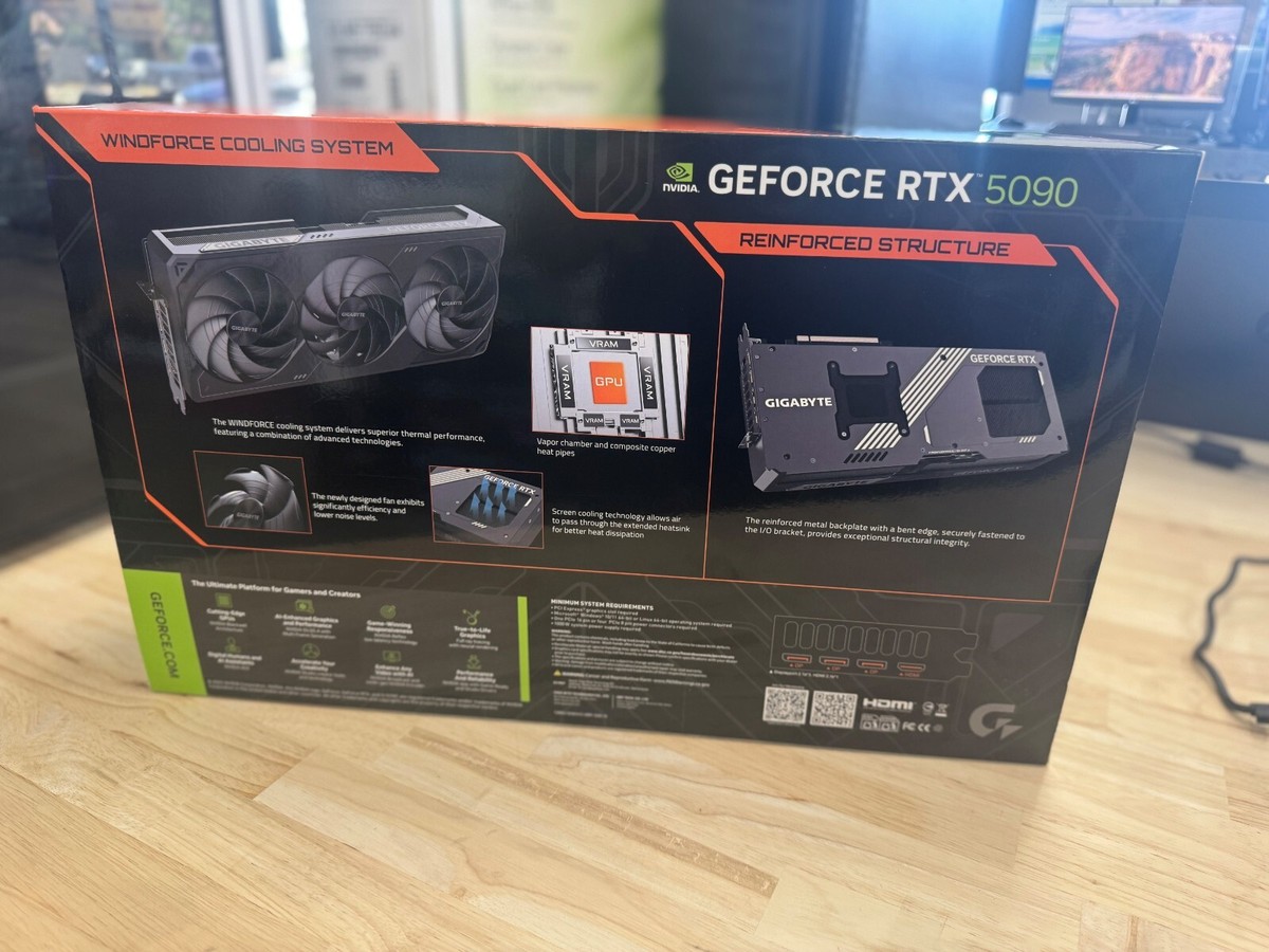 NEW SEALED GIGABYTE GEFORCE RTX 5090 WINDFORCE OC 32GB ✓ GV