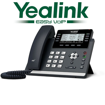 Yealink SIP-T43U Unified Firmware Enhanced SIP Phone T43U Gigabit VoIP 12 Line
