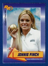 JENNIE FINCH 2003 Rookie Review Magazine RC #73 Arizona Wildcats Rookie Card*