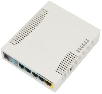 Mikrotik RouterBoard RB951Ui-2HnD USED  802.11b/g/n 2.4GHz (Wi-Fi 4) 300Mbps