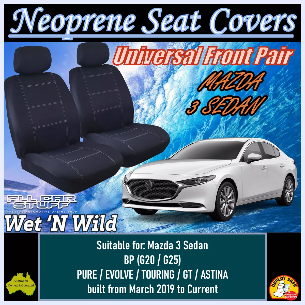 Mazda 3 sale sedan seat covers