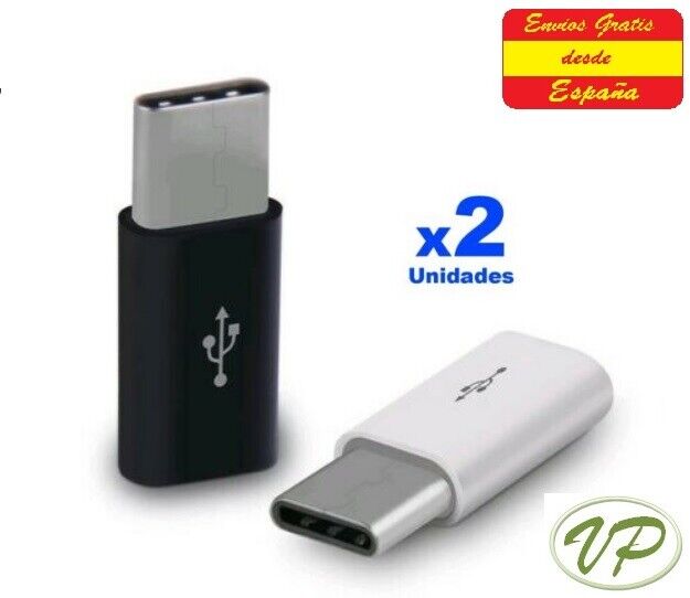 Adaptador de micro USB a USB 3.1 tipo C -- Carga Datos...