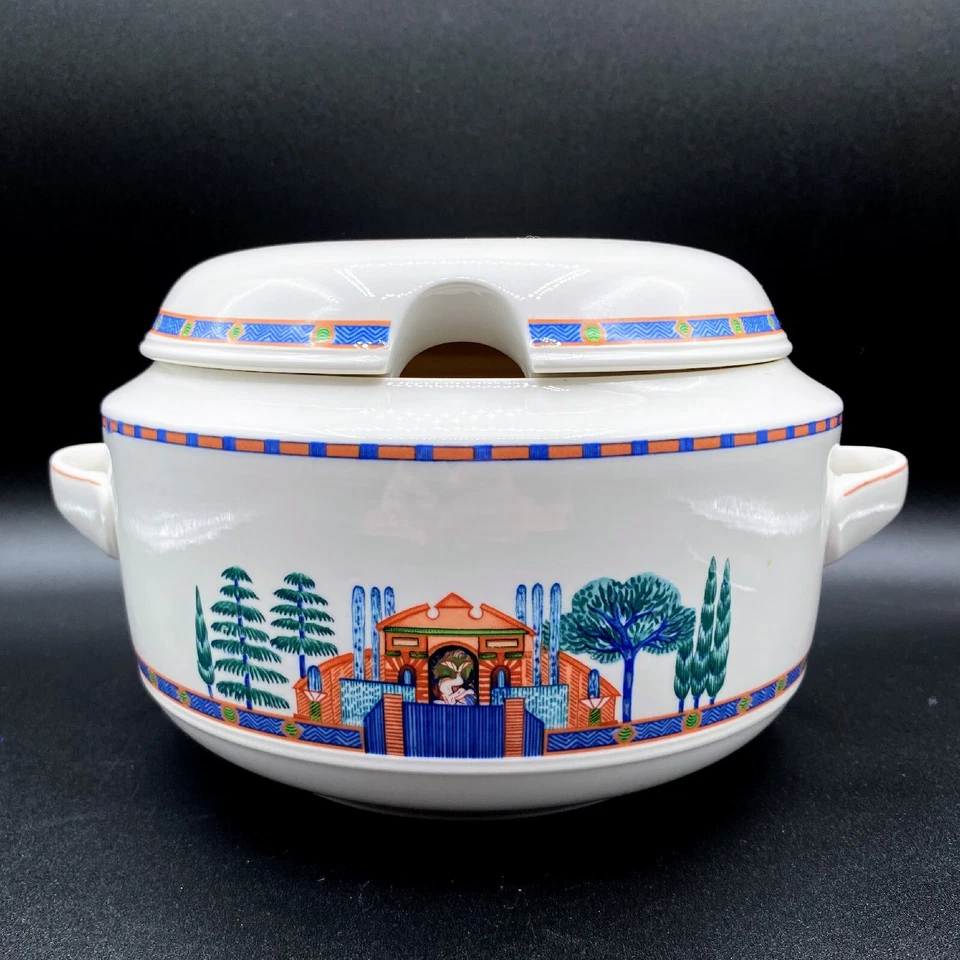 Sopera vintage Villeroy & Boch Via Appia con tapa Luxemburgo para servir verduras Foto 2 de 4