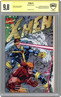 X-Men #1 Comics X-Press Signed Variant CBCS 9.8 SS Lee 1991 24-0ADD070-036