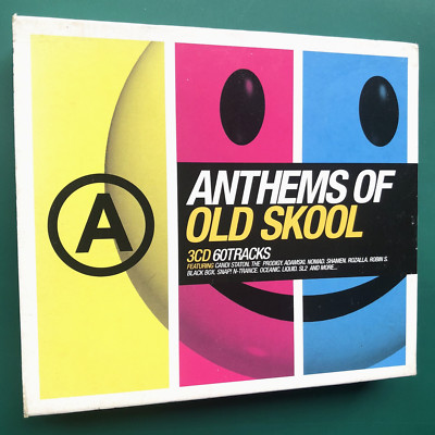 ANTHEMS OF OLD SKOOL Electronic House Techno 3x CD Adamski Shamen Nomad Moby LFO