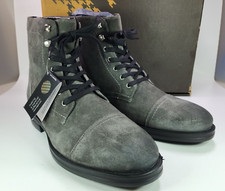 Thomas  Vine Darko Boots Mens Size 11.5 Charcoal Genuine Leather With Box