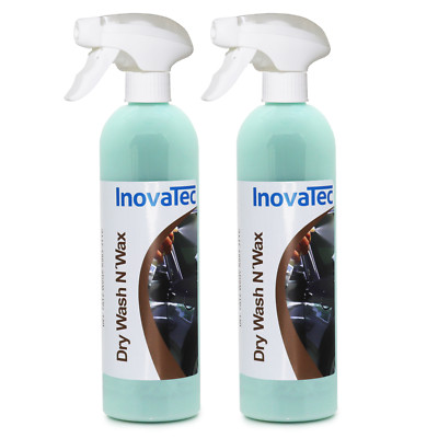 Dry Wash N´Wax 2 x 0,5l Wasserlose Reinigung Waterless Sprühwachs InovaTec