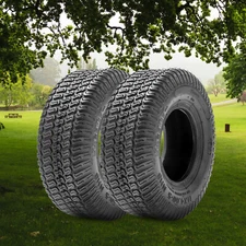 Set 2 11x4.00-5 Turf Lawn Tires 4 Ply 11x4x5 Tubeless Garden Mower Tractor Tyres
