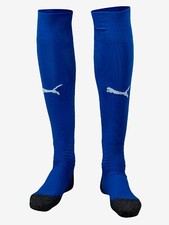 Puma Men Team LIGA 1 Pairs Socks Blue Knee Soccer Stocking Casual Sock 70343802