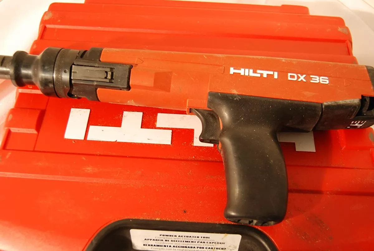 Hilti DX 36 Semi Automatic Powder Actuated Fastening Tool eBay