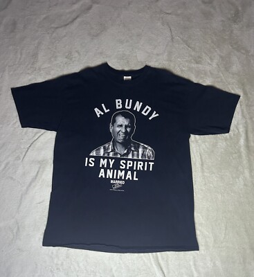 Vintage Married With Children  Al Bundy Is My Spirit Animal  Tshirt Size XL RARE