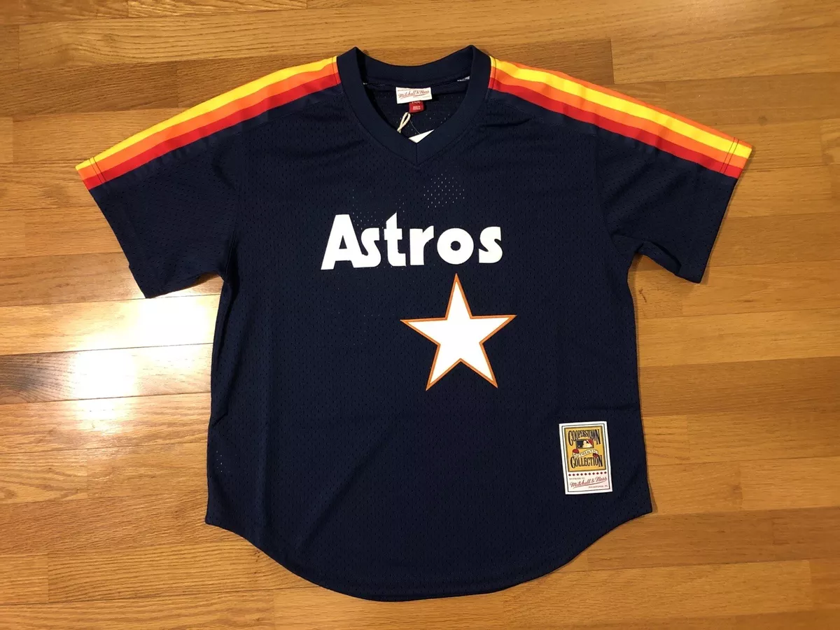 New S Mitchell & Ness Houston Astros Nolan Ryan Batting Practice Jersey Men