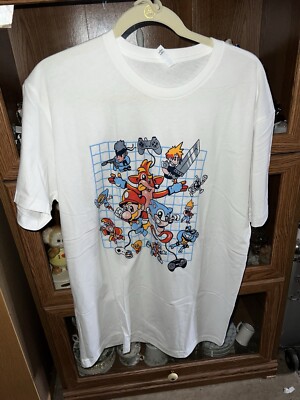 Bam Box Gamer February 2022 Andre Fellipe 90s Games T-shirt Size Extra Large XL