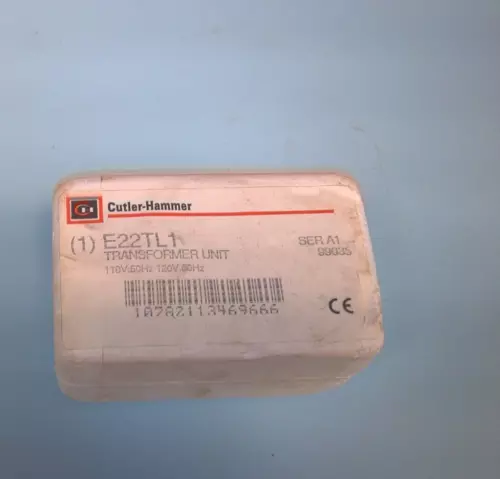 CUTLER-HAMMER CAT NO. E22TL1 TRANSFORMER UNIT, 110/120 VOLT, 50/60 HZ