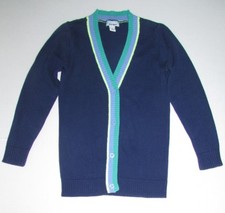 Old Navy Girls 100 Cotton Long Sleeve V-neck Long Cardigan Size S 6-7 