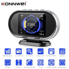 Produktbild - Head-Up-Display OBD2 OBDII Auto Universal HUD Geschwindigkeit Anzeige Projektor