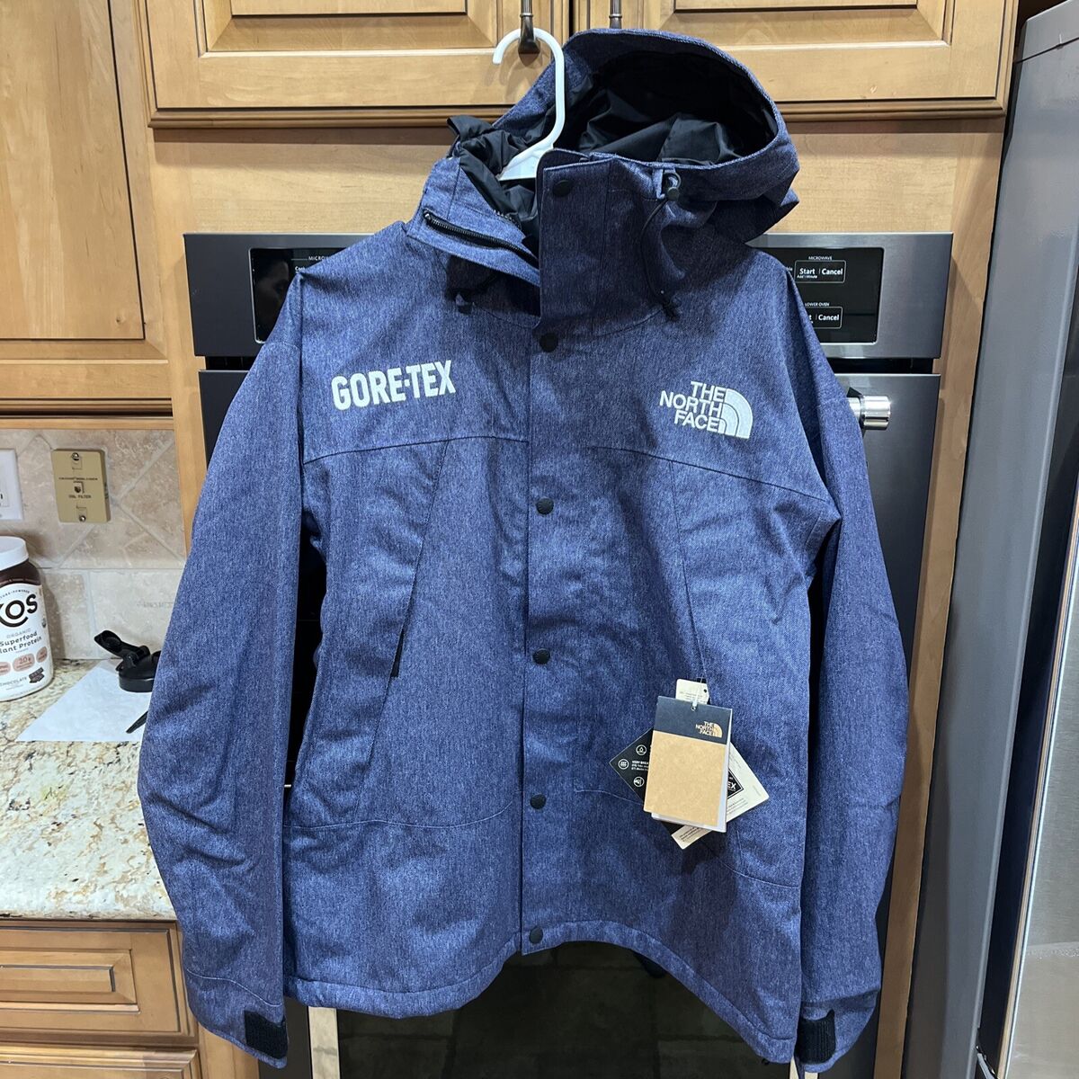 The North Face GORE-TEX Denim Mountain Jacket $450 Size The North Face GORE-TEX Denim Mountain Jacket $450 Size
