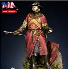 1/24 Resin Figure Assembled Model Kit Ancient Knight Soldier Collectible Toys