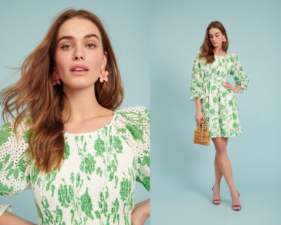 green emerald velvet dress Rachel Parcell Green Velvet Dress- Size XL