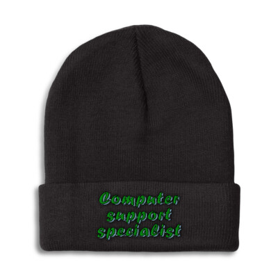 Beanies for Men Computer Support Specialist Winter Hats for Women Skull Cap