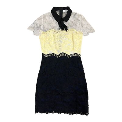 Sandro Paris Two Tone Lace Mini Dress S | eBay