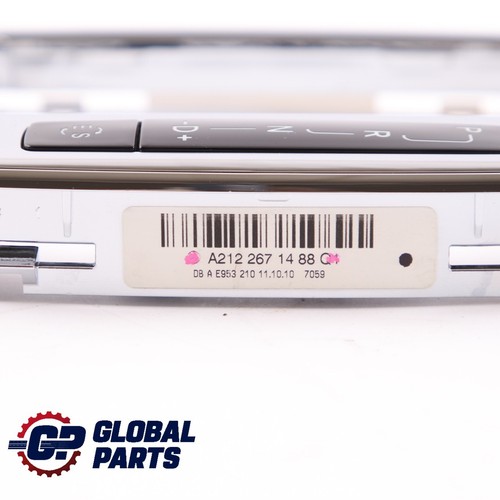 Gear Selector Cover Mercedes W212 Trim Panel Frame Platinum Switch A2122671488 - Picture 8 of 12